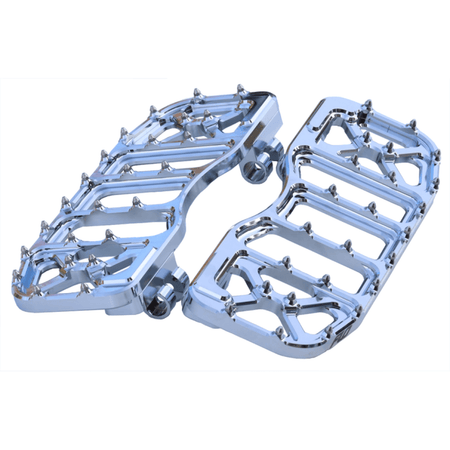 FLO V5 Floorboards Chrome HARLEY | FPEG - 800V5CR - MojoMotoSport.com