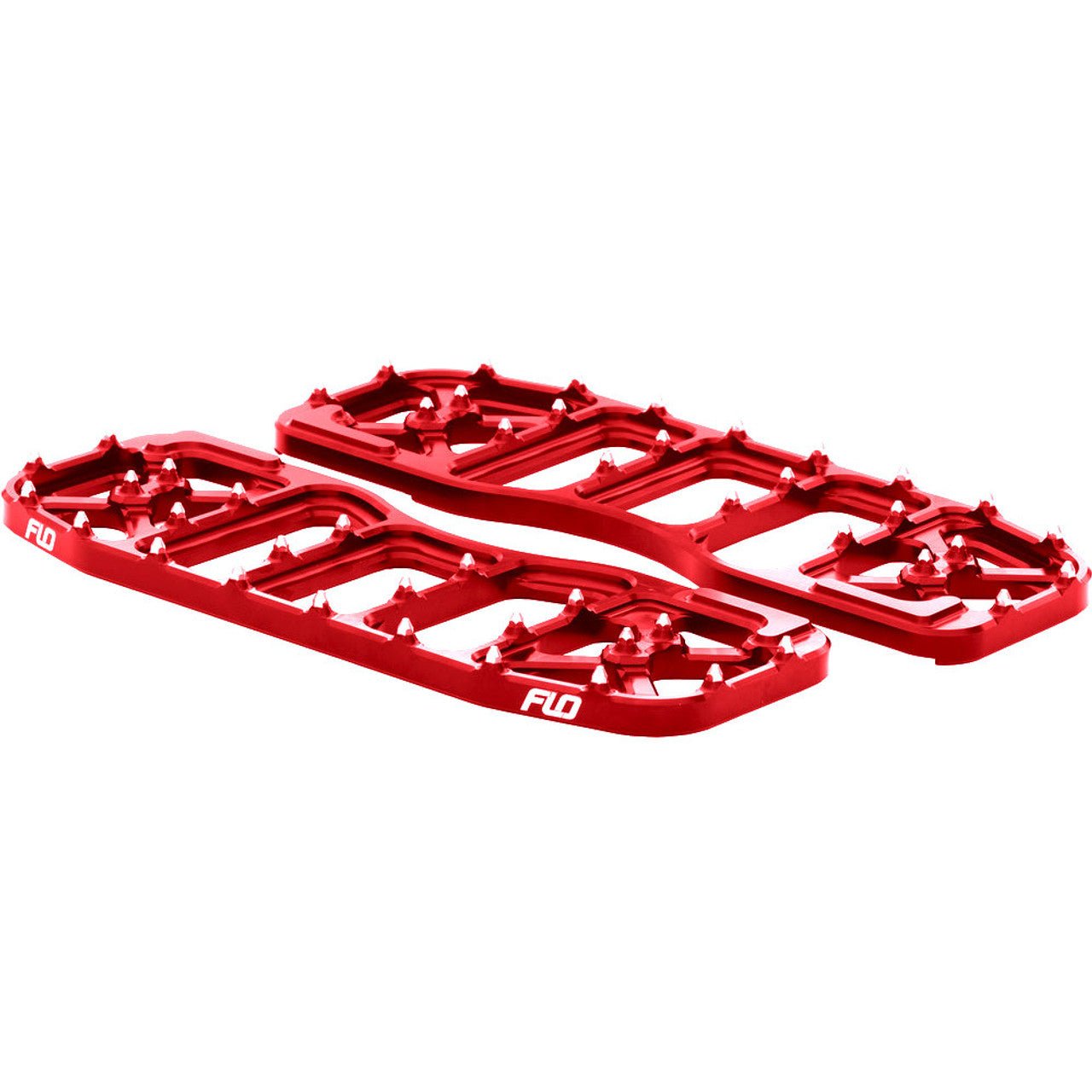 FLO V5 Floorboards Red | FPEG - 800V5R - MojoMotoSport.com