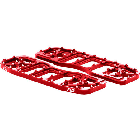 FLO V5 Floorboards Red | FPEG - 800V5R - MojoMotoSport.com