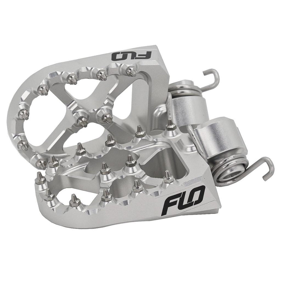 FLOFlo Footpeg Low Silver K/H/G | LOW - 795 - 4S - MojoMotoSport.com