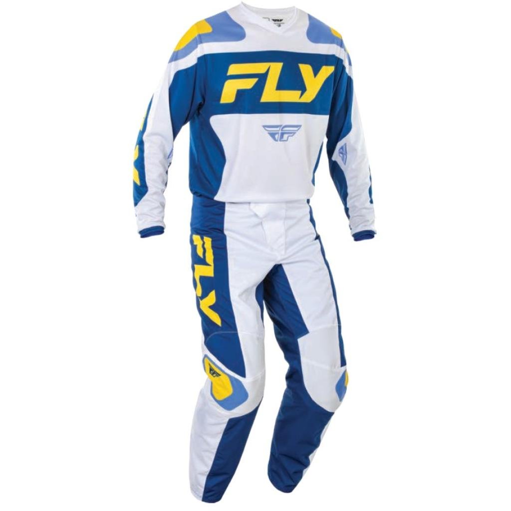 Fly Racing 2025 F - 16 Racewear Y/W/R Jersey/Pant Kit - MojoMotoSport.com