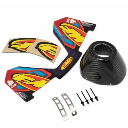 FMF Factory 4.1 RCT Carbon Fiber End Cap | 040643 - MojoMotoSport.com