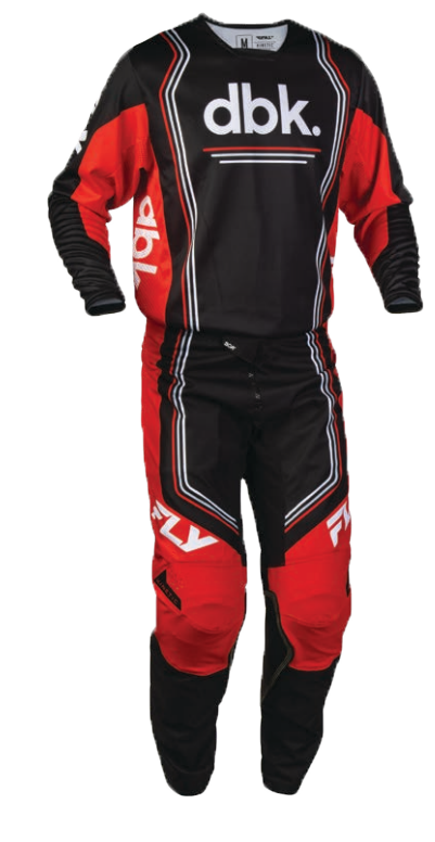 Fly Racing 2027 Kinetic DBK Gearset - Black/Red/White