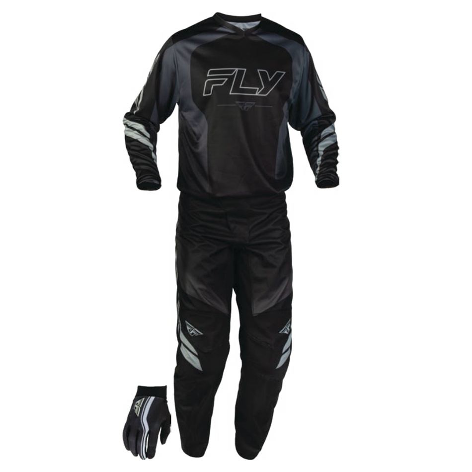 Fly Racing 2027 F-16 Raze Gearset XS/XL - Black/Grey