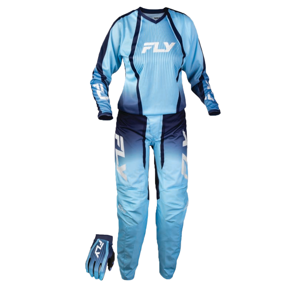 Fly Racing 2027 Women's F-16 Lift Gearset - Aqua/Navy/White