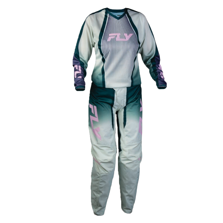 Fly Racing 2027 Women's F-16 Lift Gearset - Green/Purple/Pink