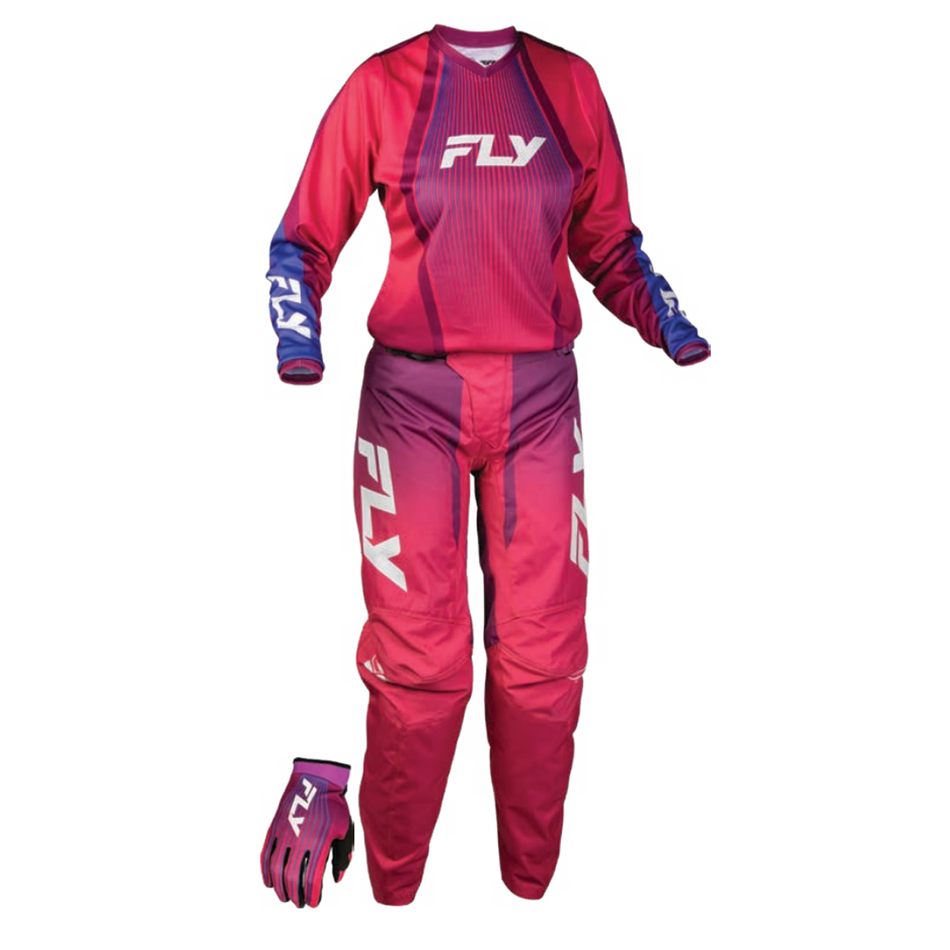 Fly Racing 2027 Women's F-16 Lift Gearset - Pink/Purple/White