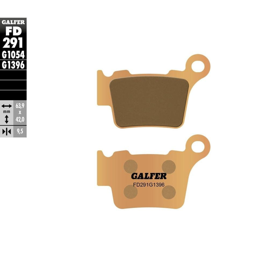 Galfer Brake Pads Sintered Brembo Rear | FD291G1396 - MojoMotoSport.com