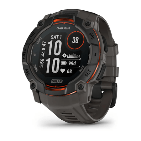 Garmin Instinct 3 SOLAR Smartwatch - MojoMotoSport.com