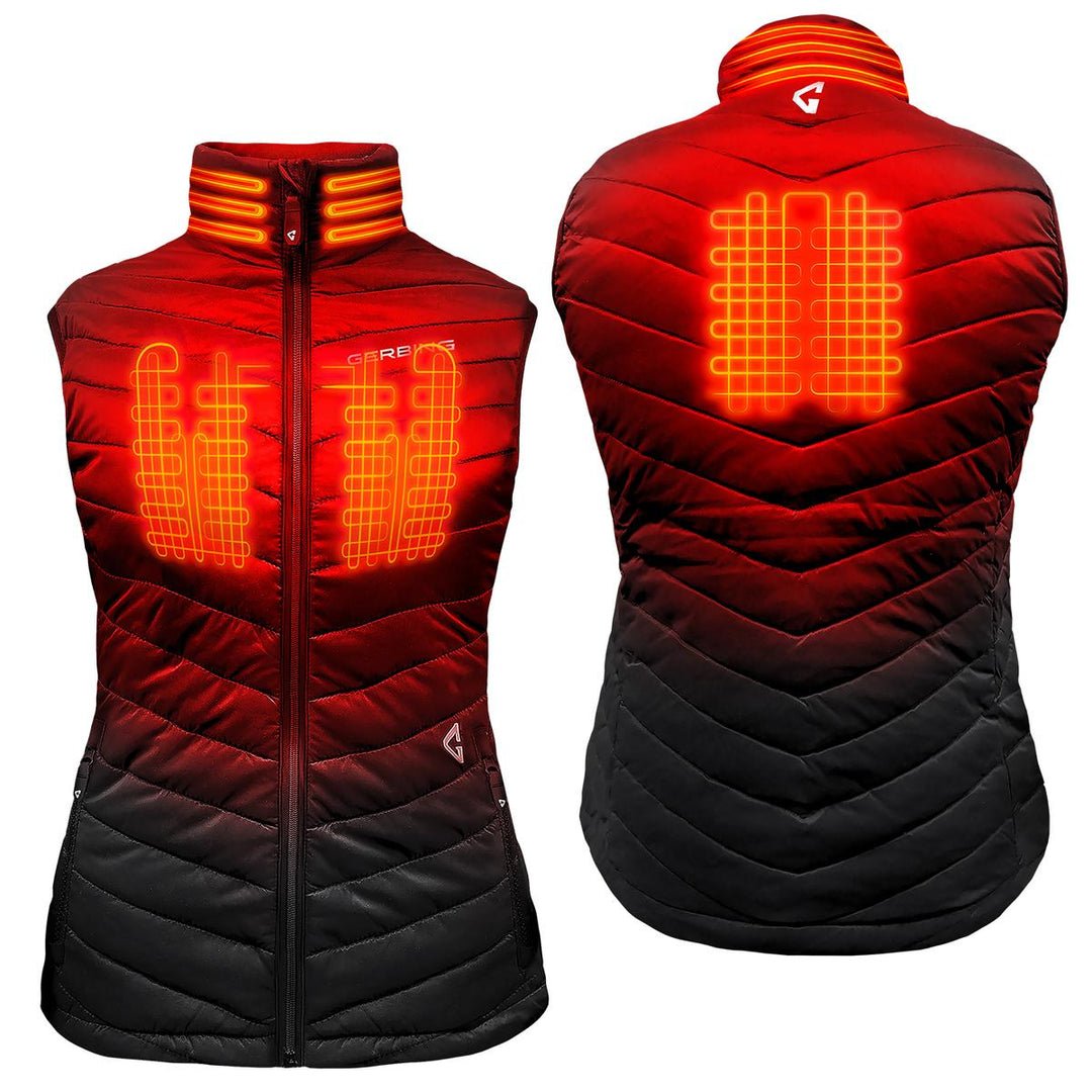 Gerbing 7V Women's Khione Puffer Heated Vest 2.0 - MojoMotoSport.com