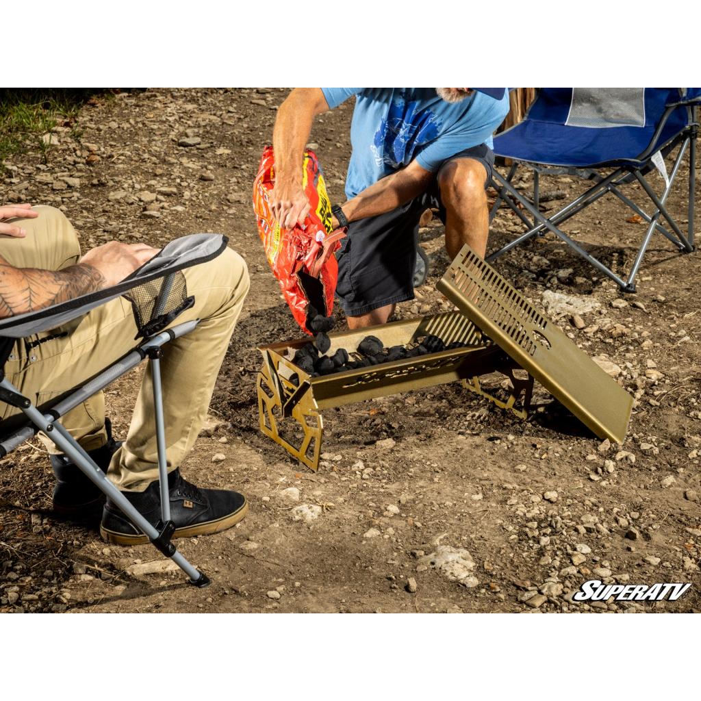 SuperATV Collapsible Fire Pit and Grill