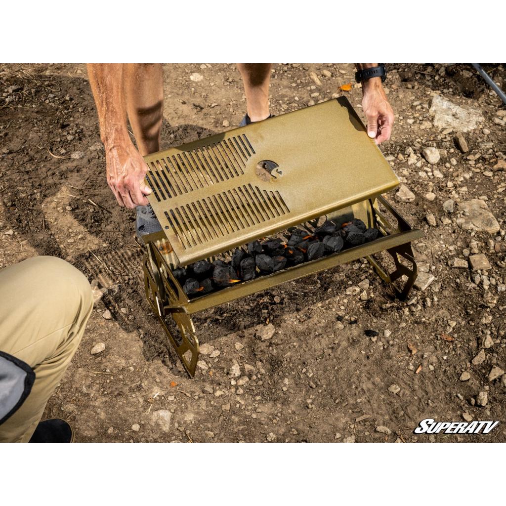 SuperATV Collapsible Fire Pit and Grill