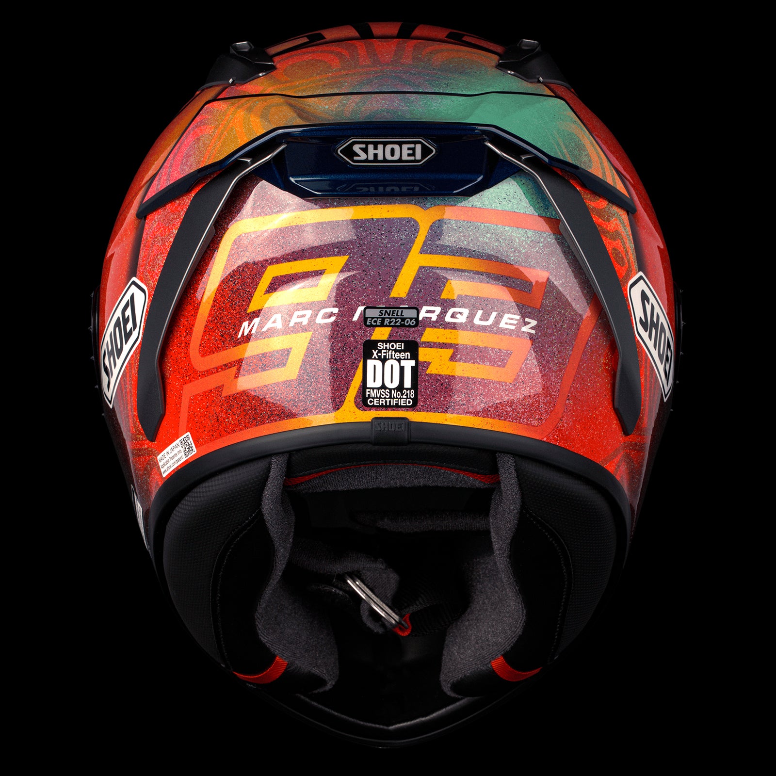 SHOEI X-Fifteen Marquez Holi Race Helmet | MojoMotoSport.com