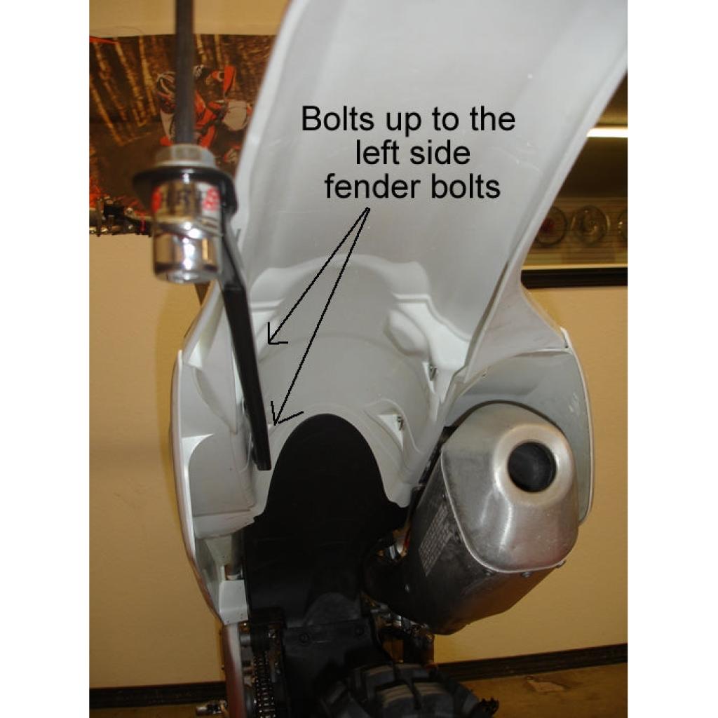 HRF - 2009 - 2012 Honda CRF250/450R whip mount - MojoMotoSport.com