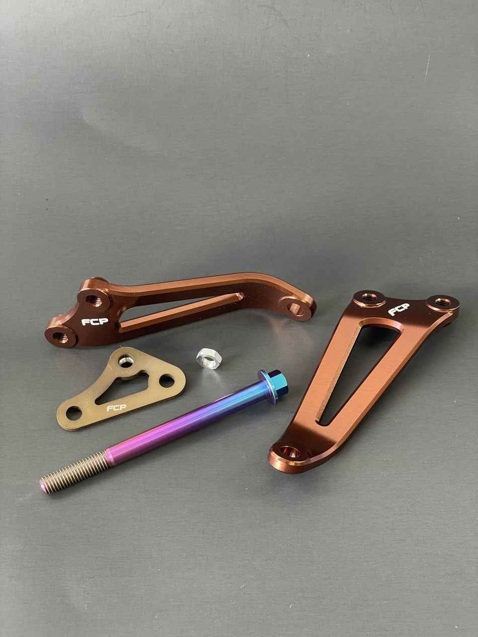FCP Racing Titanium Engine Mount Kit KTM/Husky/GasGas 125-300 2T (2023-UP)