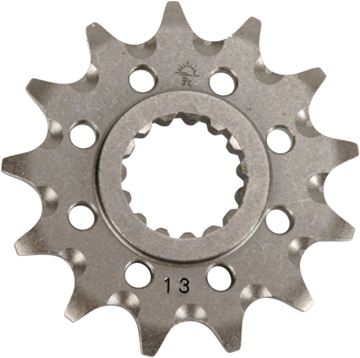 JT Sprockets Self-Cleaning Steel Front Sprocket in natural finish