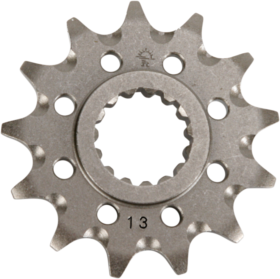 JT Sprockets Self-Cleaning Steel Front Sprocket in natural finish