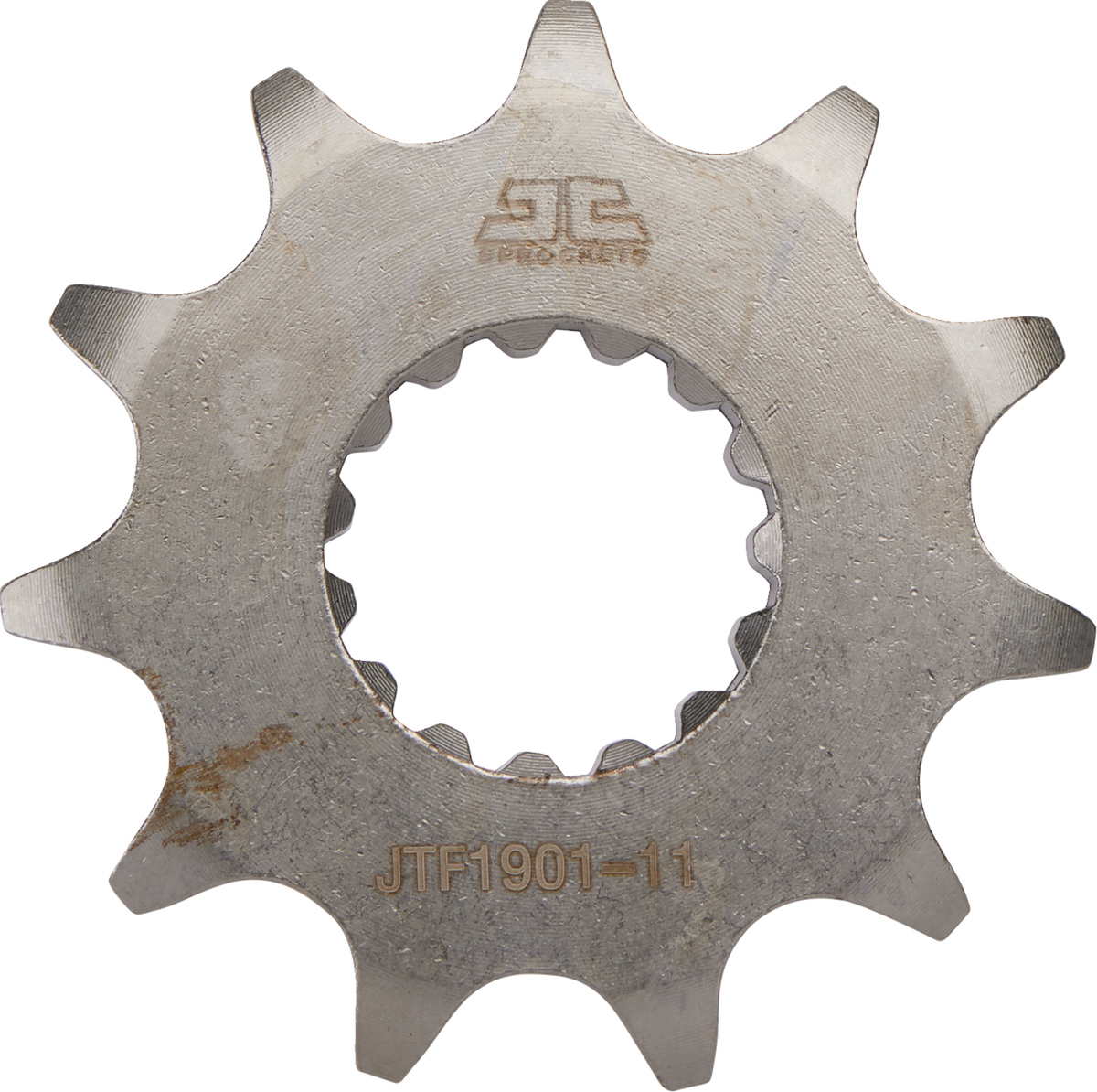 JT Sprockets steel front sprocket with precision-machined teeth