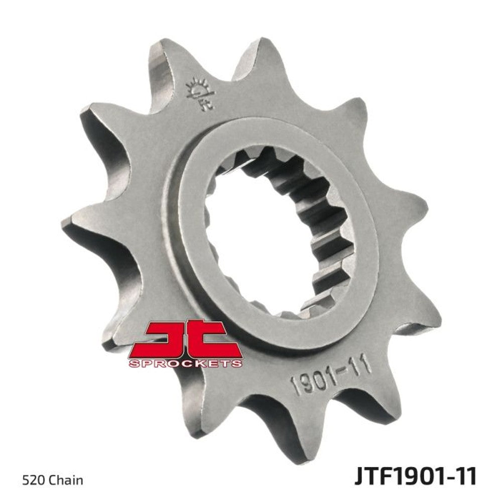JT Sprockets steel front sprocket with precision-machined teeth