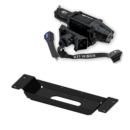 KF Winch & Winch Mount Kit Polaris Ranger SP 570 & Pro XD Midsize UTV - MojoMotoSport.com