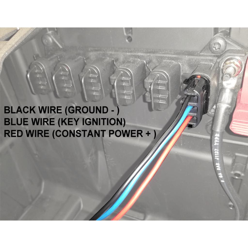 KFI 3 - Pin Wire Harness Pigtail| 101505 - MojoMotoSport.com
