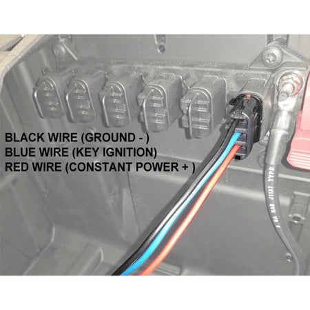 KFI 3 - Pin Wire Harness Pigtail | 102505 - MojoMotoSport.com