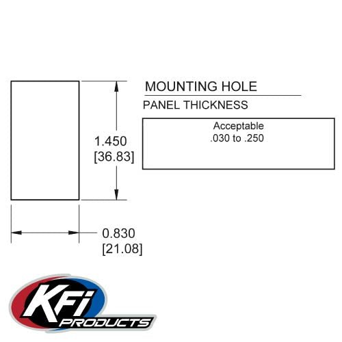 KFI Actuator Dash Rocker Switch| ACT - DRS - MojoMotoSport.com