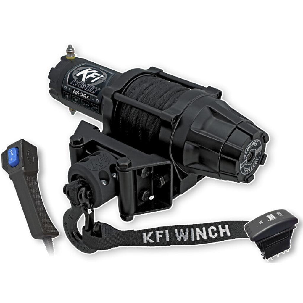 KFI Assault Series 5000 LB Winch | AS - 50X - MojoMotoSport.com