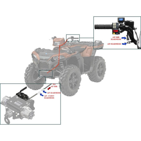 KFI Assault Winch Harness Assembly| AP - HARNESS - MojoMotoSport.com