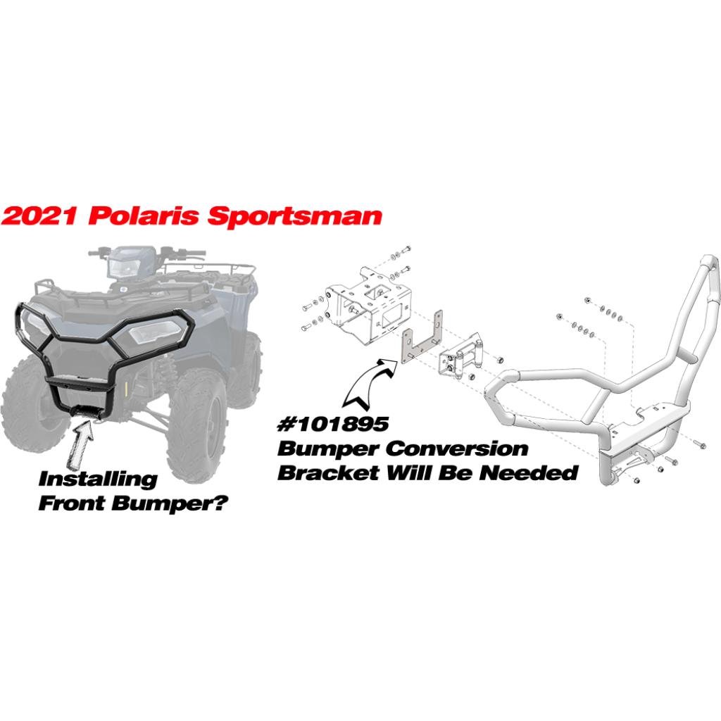 KFI Bumper Conversion Bracket| 101895 - MojoMotoSport.com