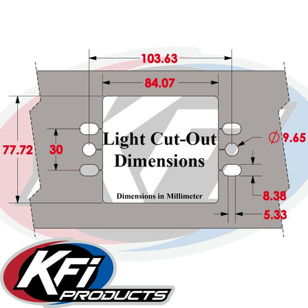 KFI Bumper Light Cover Kit| 101445 - MojoMotoSport.com