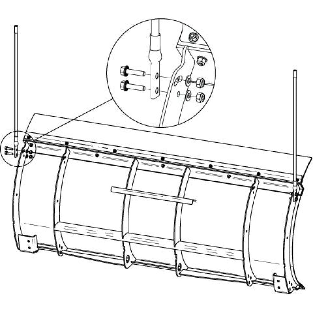 KFI Plow Markers| 105810 - MojoMotoSport.com