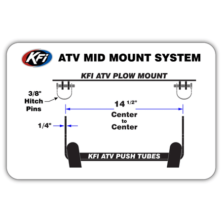 KFI Plow Mount Can - Am Outlander | 106625 - MojoMotoSport.com