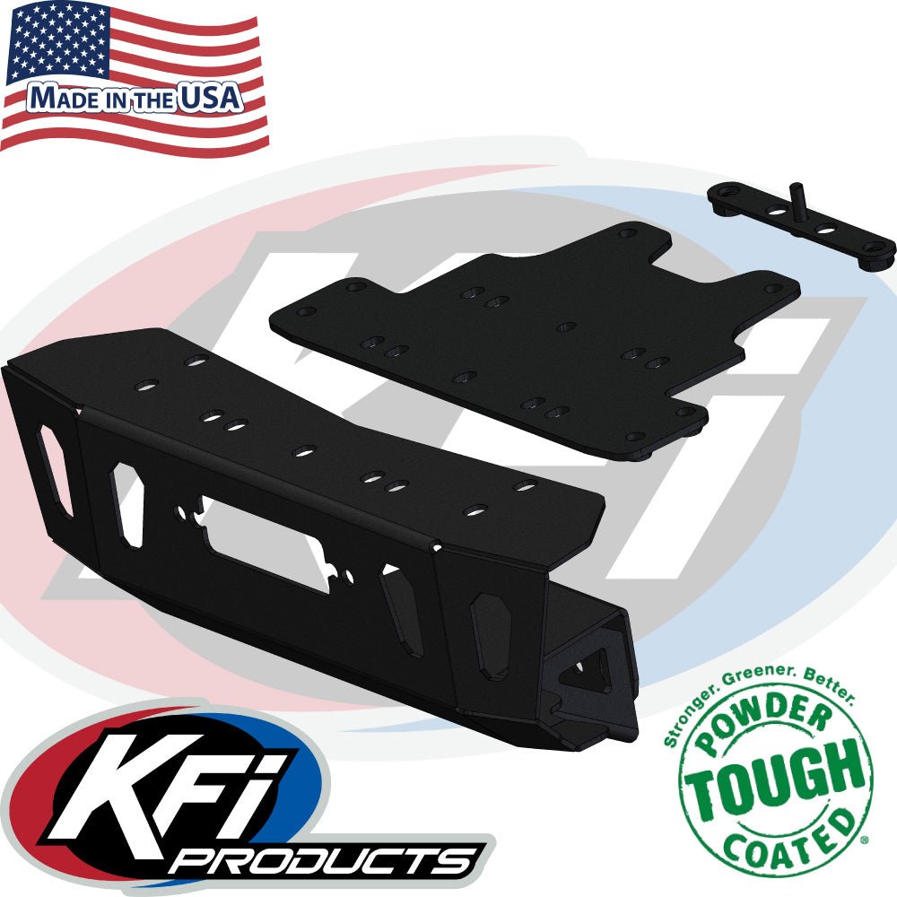 KFI Polaris Turbo RZR XP S Winch Mount | 101690 - MojoMotoSport.com