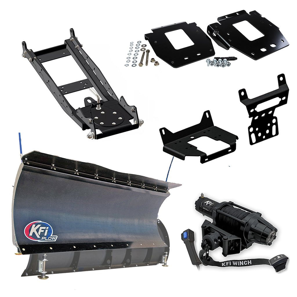 KFI Snowplow Kit 16 - 24 Polaris RZR/General 900/1000 - MojoMotoSport.com
