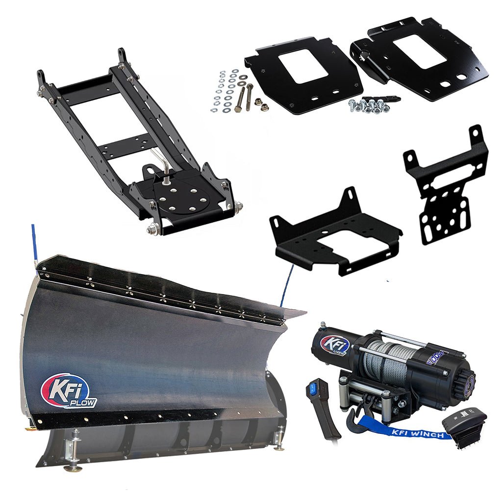 KFI Snowplow Kit 16 - 24 Polaris RZR/General 900/1000 - MojoMotoSport.com