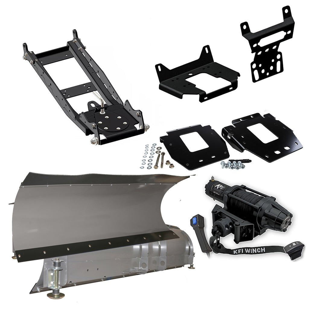 KFI Snowplow Kit 16 - 24 Polaris RZR/General 900/1000 - MojoMotoSport.com