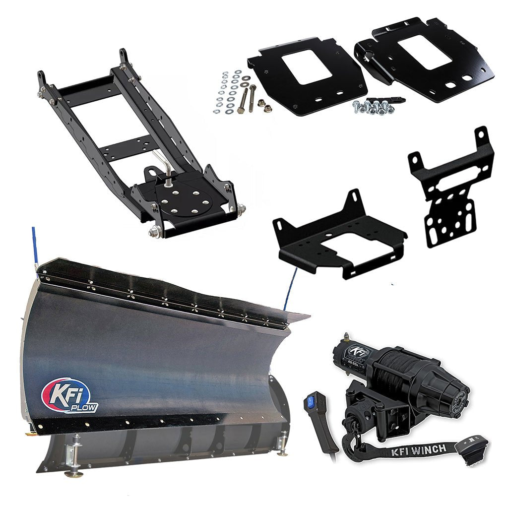 KFI Snowplow Kit 16 - 24 Polaris RZR/General 900/1000 - MojoMotoSport.com
