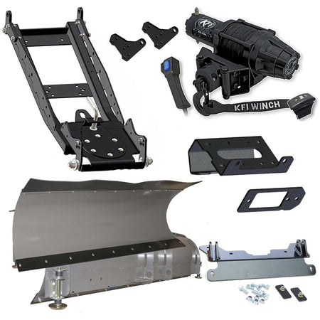 KFI Snowplow Kit Can - Am Defender with level kit - MojoMotoSport.com