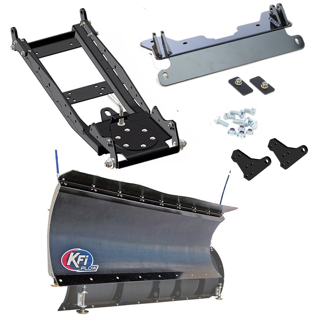 KFI Snowplow Kit Can - Am Defender with level kit - MojoMotoSport.com
