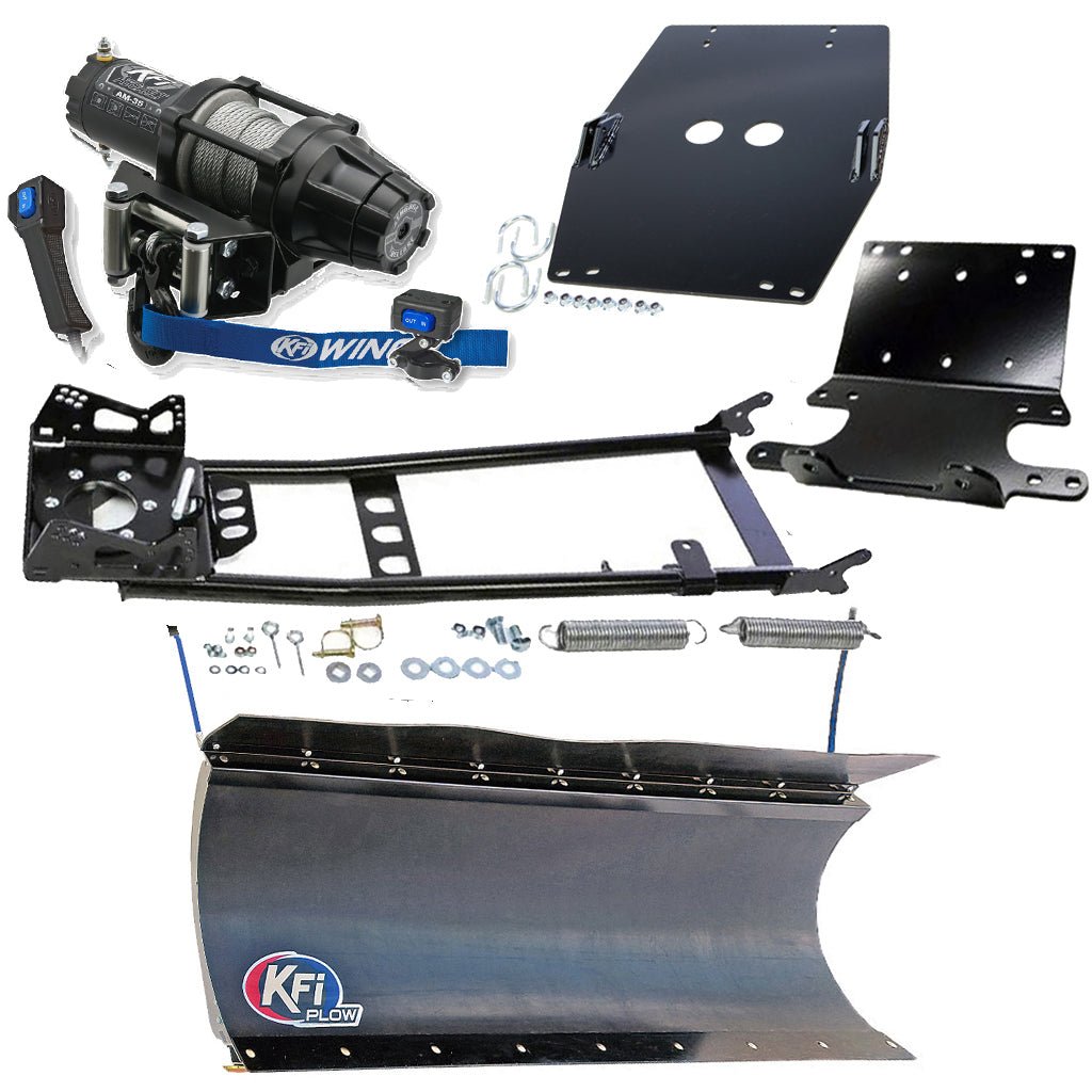 KFI Snowplow Kit fits 1995 - 2003 Honda Foreman TRX400 (FM*FW) & 1998 - 2004 Foreman TRX450 (FM*FE*ES*S) ATV - MojoMotoSport.com