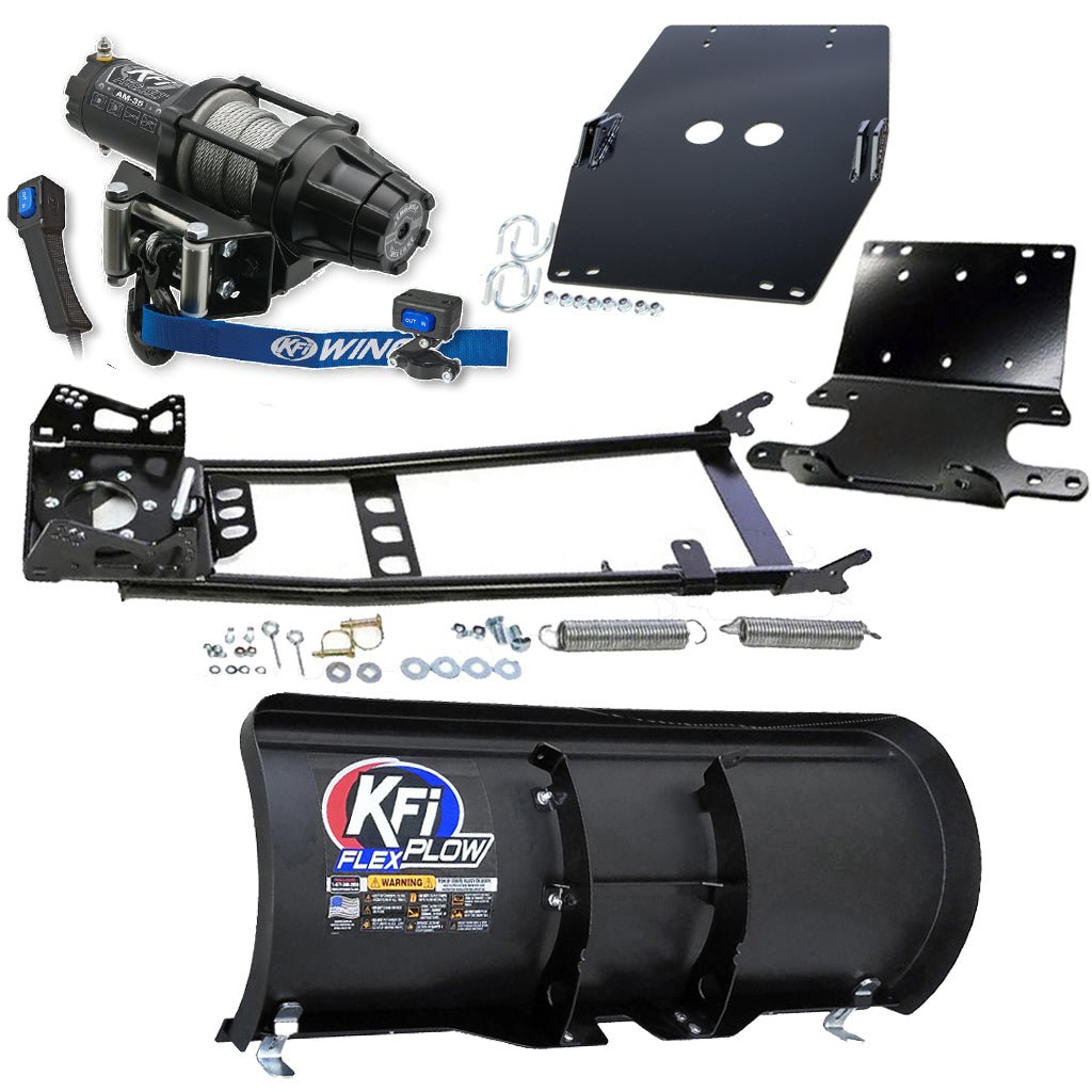 KFI Snowplow Kit fits 1995 - 2003 Honda Foreman TRX400 (FM*FW) & 1998 - 2004 Foreman TRX450 (FM*FE*ES*S) ATV - MojoMotoSport.com