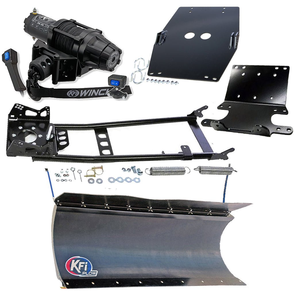 KFI Snowplow Kit fits 1995 - 2003 Honda Foreman TRX400 (FM*FW) & 1998 - 2004 Foreman TRX450 (FM*FE*ES*S) ATV - MojoMotoSport.com