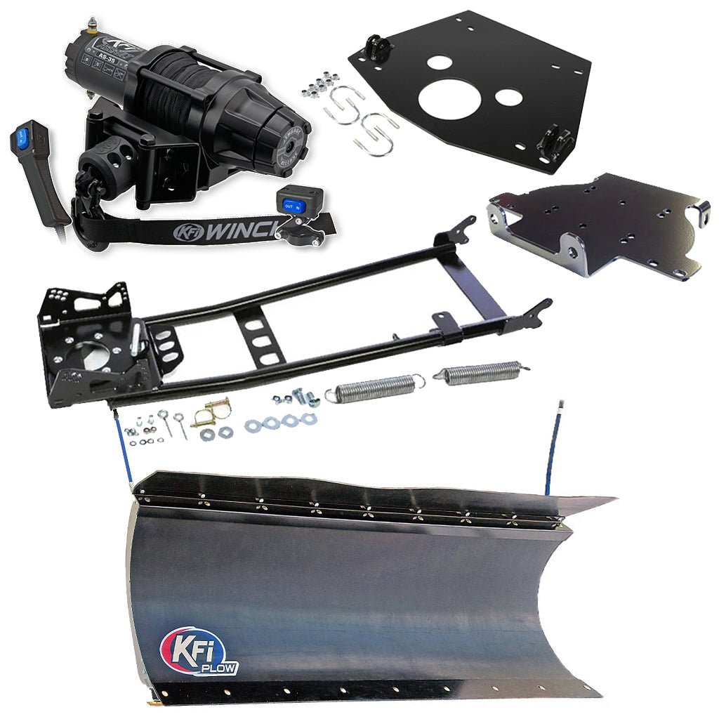 KFI Snowplow Kit fits 2001 - 2004 Honda Rubicon TRX500 (FA*FGA) ATV - MojoMotoSport.com