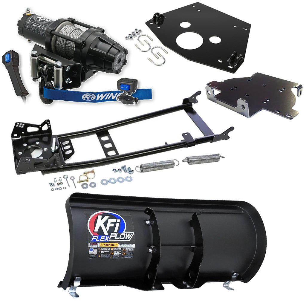 KFI Snowplow Kit fits 2001 - 2004 Honda Rubicon TRX500 (FA*FGA) ATV - MojoMotoSport.com