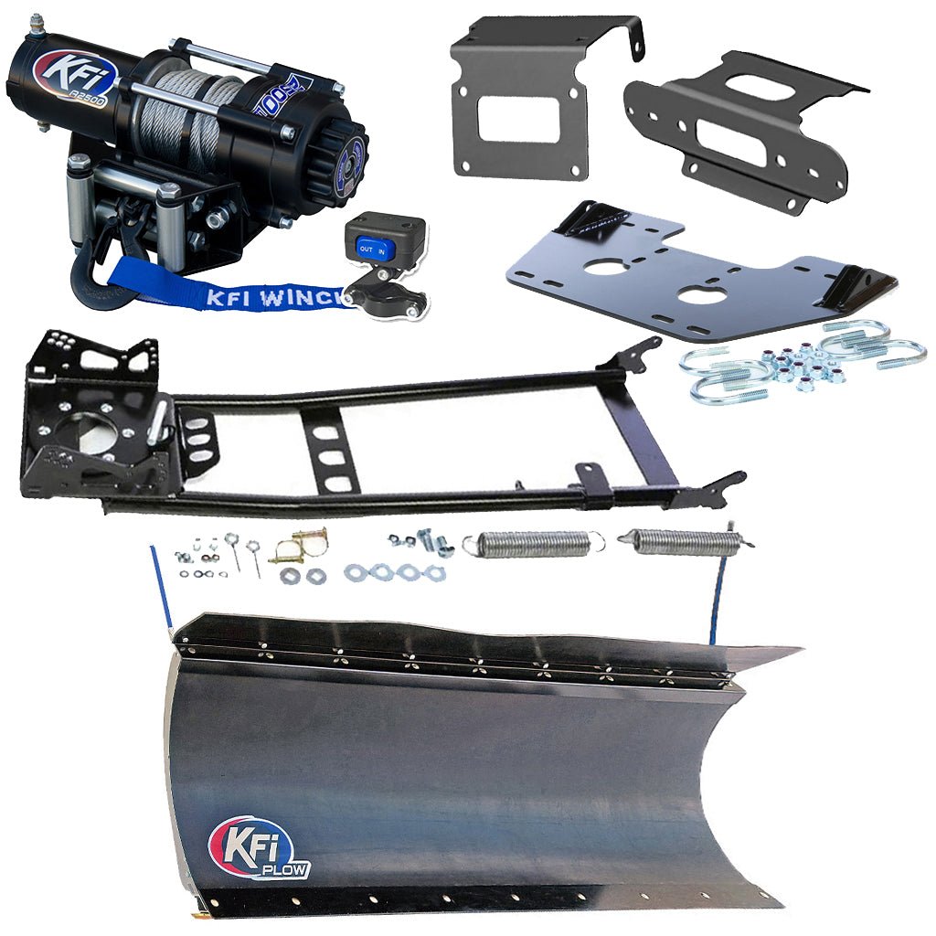 KFI Snowplow Kit fits 2007 - 2013 Honda Rancher TRX420 (FA*FE*FPA*FPE*FPM*FM*PG) ATV - MojoMotoSport.com