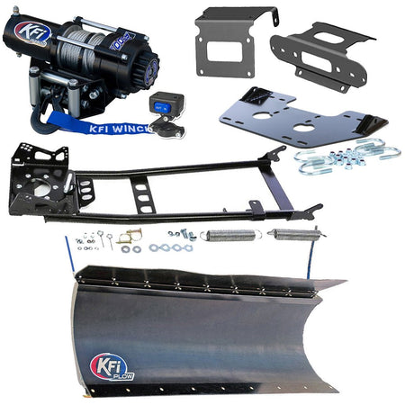 KFI Snowplow Kit fits 2007 - 2013 Honda Rancher TRX420 (FA*FE*FPA*FPE*FPM*FM*PG) ATV - MojoMotoSport.com