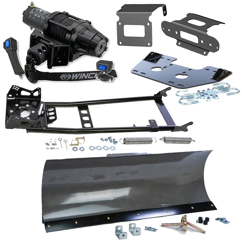 KFI Snowplow Kit fits 2007 - 2013 Honda Rancher TRX420 (FA*FE*FPA*FPE*FPM*FM*PG) ATV - MojoMotoSport.com