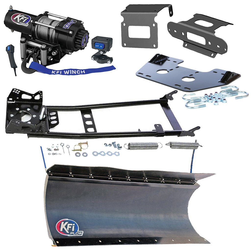 KFI Snowplow Kit fits 2007 - 2013 Honda Rancher TRX420 (FA*FE*FPA*FPE*FPM*FM*PG) ATV - MojoMotoSport.com