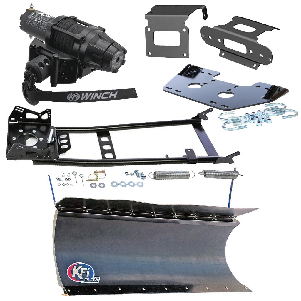 KFI Snowplow Kit fits 2007 - 2013 Honda Rancher TRX420 (FA*FE*FPA*FPE*FPM*FM*PG) ATV - MojoMotoSport.com